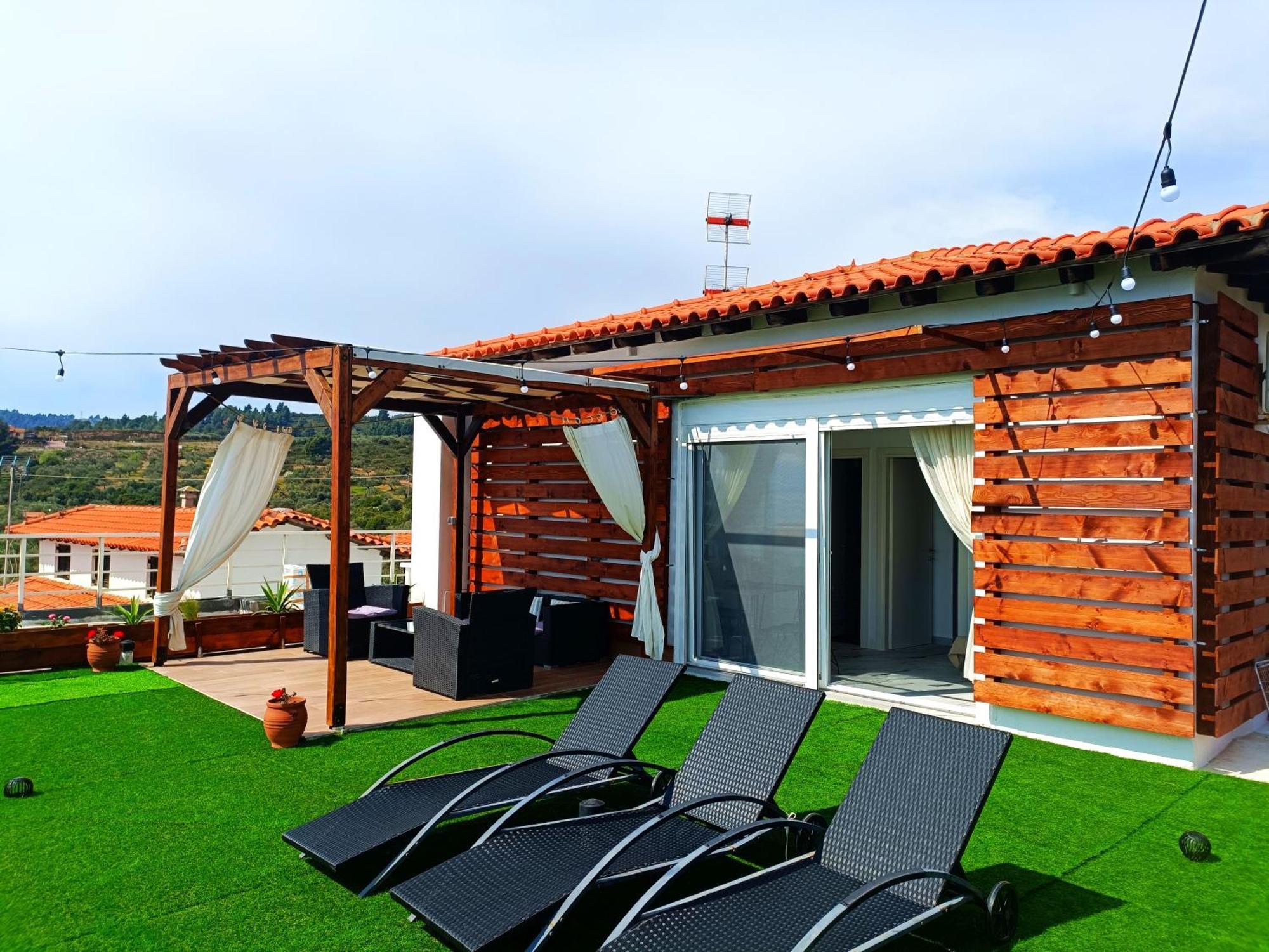 Salonikiou Beach Apartments & Villas Agios Nikolaos  Buitenkant foto